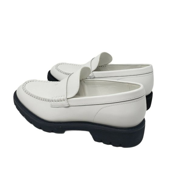Calvin Klein Fletcher Leather Loafer White 7.5 NEW - Picture 9 of 11